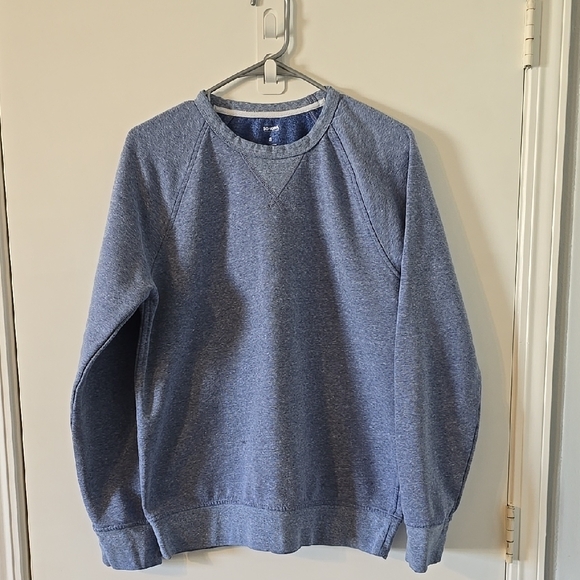 Blue Crewneck Men's Sweater - Picture 1 of 4